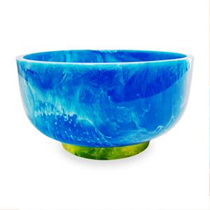 Grand bol ovale en résine, fait à la main, durable, écologique, passe au lave-vaisselle, vaisselle décorative pour la cuisine, la maison et la salle à manger - Product Image 5