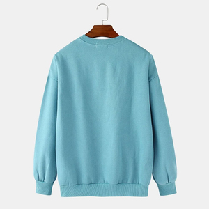 Sudaderas Lisas para Hombre, Otoño, ODM, 100% Poliéster, Felpa Transpirable, Lavable, Logotipo Personalizado, Colores Sólidos - Product Image 2