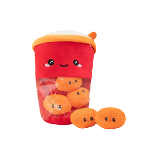 Venta al por mayor boba bolsa almohada de felpa personalizada embalaje de <span class=keywords><strong>peluche</strong></span> snack juguetes de <span class=keywords><strong>peluche</strong></span> lindo galletas bolsas de felpa - Product Image 5
