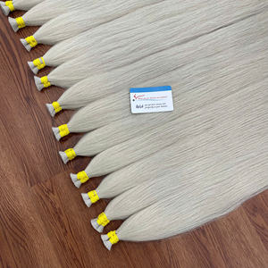 Couleur en vrac extension de cheveux humains texture droite naturelle 12.0 couleur vietnamien super qualité prix de gros - Product Image 3