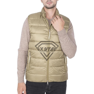 Hot <b>Sale</b> Custom Logo Puffer Vest <b>for</b> Men Lightweight Winter Warm Sleeveless <b>Coat</b> OEM Service Available Puffer Vests - Product Image 1
