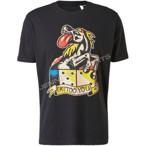 Camiseta de Manga Corta Casual para Hombre de Alta Calidad, 100% Algodón, Impresión Personalizada, Transpirable, de Secado Rápido, Venta al Por Mayor - Product Image 1