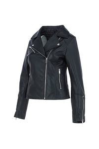 เสื้อแจ็คเก็ตมอเตอร์ไซค์หนังวัวแท้สำหรับผู้หญิง ผู้ผลิตขายส่ง ระบายอากาศได้ดี กันน้ำ แบบถัก - Product Image 5