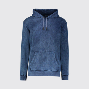 Sweat à capuche unisexe 100 % coton, décontracté, écologique, coupe oversize, tendance, thermique pour l'hiver, motif uni imprimé, en polaire française - Product Image 4