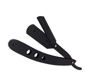 Maquinilla de afeitar de barbero de hoja única profesional 2024 mejor diseñada con logotipo sin mango de madera - Product Image 2