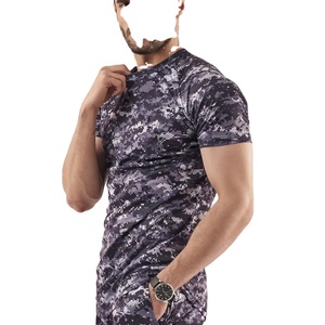 Camiseta de Hombre Personalizada OEM, Estilo Urbano, Doble Capa, 100% Algodón, Cuello Redondo, Hip Hop, Transpirable, Secado Rápido, Sólida, 180g - Product Image 3