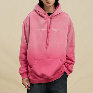 NEW Luxury Blank Heavyweight Distressed Hoodie Design Acid Wash French Terry Hoodies Men Custom Logo Oversized Washed Hoodies - Product Image 2