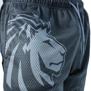 HIC Custom Men's Basketball Shorts 150Grams Double-<b>Layered</b> Mesh 100% Polyester Breathable <b>Mid</b> High Quality OEM Service Summer - Product Image 6