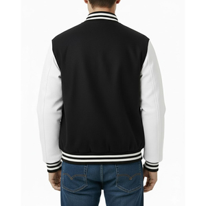 Veste d'hiver universitaire pour homme de la meilleure qualité avec logo personnalisé sur le devant, couleur et design personnalisés - Coupe-vent et respirante, nouvelle arrivée 2025 - Product Image 2