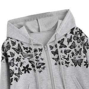 Sudadera Corta a Rayas de Alta Calidad para Niñas, Sudadera con Cierre en el Cuello, Sudadera Corta Informal, Hecha en Pakistán - Product Image 6