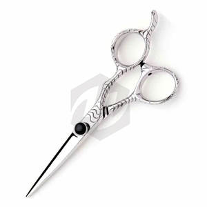 Tijeras de Peluquería Profesionales con Mango Elegante y Hojas Afiladas y Duraderas, Tijeras de Corte de Pelo Profesionales con Reposaditos para los Dedos - Product Image 3