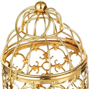 Hot Sale <b>Gold</b> Metal Birdcage Hanging <b>Lantern</b> Home Decor Eid Wedding Decorations Candle <b>Lantern</b> in Wholesale Price - Product Image 3