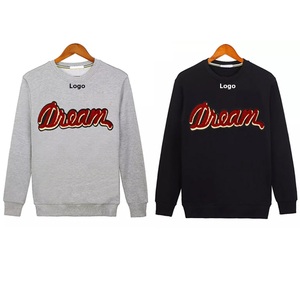 Impresión de logotipo personalizado en venta al por mayor estilo único cuello redondo manga larga hombres chenilla bordado sudaderas por Jinah expertos - Product Image 5