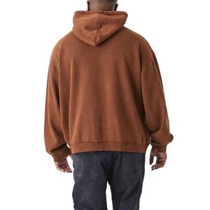 Sudadera con Capucha Extra Grande para Hombre, Lavado Ácido, Estilo Casual, Hecha a Medida, de Alta Calidad, con OEM 2026 - Product Image 4