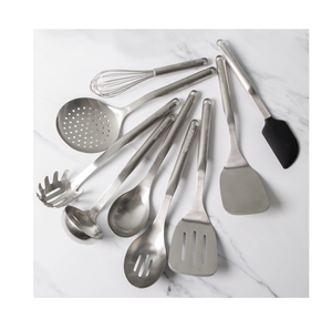 Nouvellement cuillère de cuisson en acier inoxydable 10 pièces fabricant en gros accessoires de cuisine de cuisine prix abordable - Product Image 1