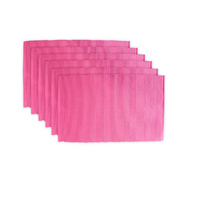 Napperon décoratif 100% coton pour Tables à manger napperons côtelés salons réutilisable de haute qualité doux lisse élégant
