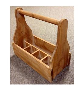 Vintage Finished Handmade Mango Wood <b>Caddy</b> Wholesale Exporter Customized Design Wooden Serving <b>Caddy</b> - Product Image 1