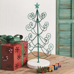 Large Rustic Metal Tabletop <b>Christmas</b> Tree <b>for</b> festive centerpiece farmhouse decor or holiday party <b>table</b> setting - Product Image 3