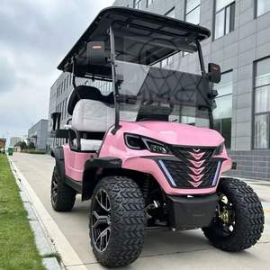 2025 nuevo motor eléctrico de 2 + 2 plazas 48V/72V y gasolina marca China Golf Cart Club a la venta - Product Image 1