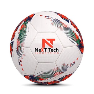 Next Tech Nouveau style Technologie hybride de football Ballon de match professionnel Matériau de texture en TPU Conception personnalisée et logo personnalisé - Product Image 1