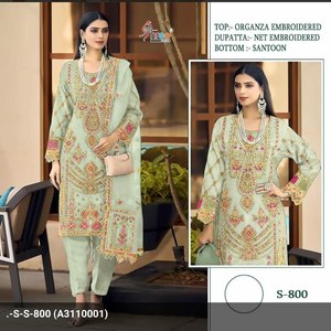 Latest Designer Trendy Modern Style Heavy Indian Wedding Collection Pakistani Salwar Kameez Diwali Outfit Viscose Material - Product Image 3