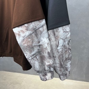 Sudadera Extra Grande de Primera Calidad Personalizada con Estampado de Árbol de Camuflaje, Estilo Urbano y Minimalista a Bajo Precio - Product Image 4