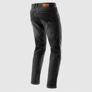 Pantalons en jean de moto à coupe régulière, nouveau style, vente chaude, vente directe d'usine, pantalons en jean de moto à taille élastique tendance - Product Image 3