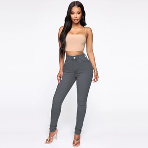 Wholesale New Fashion Casual Ladies High Waist Sexy Denim Pants <b>Women</b> skinny Jeans <b>Stretch</b> Jeans straight For <b>Women</b> - Product Image 1