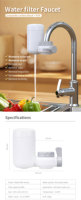 Filtre à eau pour robinet de cuisine avec fibres creuses UF, élimine le chlore, filtre pour robinet d'eau pour une peau et des cheveux sains, filtre remplaçable
