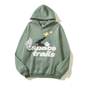 Meilleures ventes Sweats à capuche à impression bouffante personnalisés couleur unie vêtements d'hiver légers taille XL - Product Image 1