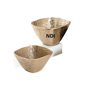 Hand Engraved Decorative Rounded Food <b>Server</b> <b>Bowl</b> For Catering Used Serving <b>Salad</b> Mixing Large Rounded Fruit <b>Server</b> <b>Bowl</b> Use - Product Image 6
