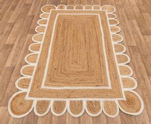 Ensembles de tapis de style moderne tressés en jute 100% faits à la main tapis de chanvre naturel pour salon chambre voiture espace de prière utilisation en extérieur - Product Image 4