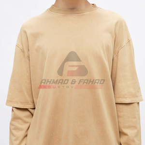 เสื้อยืดสองชั้นสำหรับผู้ชายเสื้อยืดลำลองแห้งเร็วสีแบบกำหนดเอง - Product Image 2