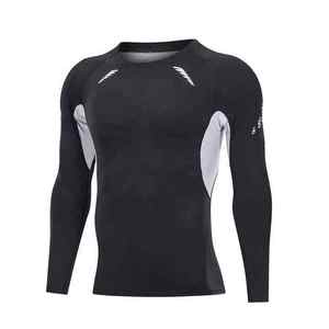 Jiu Jitsu Rashguard personnalisé BJJ No Gi chemise de Compression Gym MMA vêtements d'entraînement hommes anti-dérapant respirant haut de sport - Product Image 3