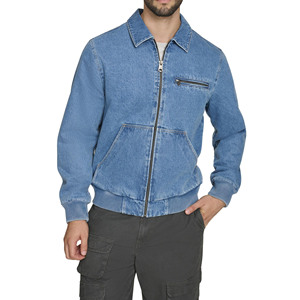 Vêtement d'extérieur tendance, veste en jean personnalisée pour homme, de haute qualité, respirante, séchage rapide, confortable, élégante, veste d'hiver - Product Image 1