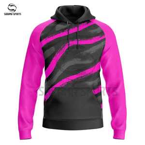 Sweats à capuche en molleton de coton/polyester avec impression en relief, broderie 3D personnalisée, pull tendance, sweats à capuche chauds pour hommes - Product Image 4