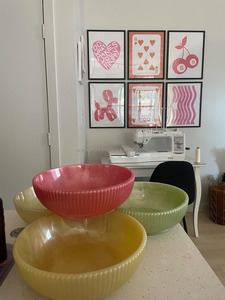 Bols en bois polis faits à la main, marron, écologiques, bol à fruits de luxe, disponible en plusieurs couleurs, salade, articles de décoration pour la maison - Product Image 4