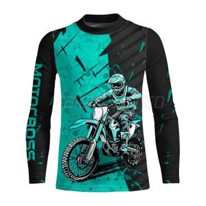 Chemise d'équitation coupe-vent en polyester Chemise de motocross unisexe Oem personnalisation dernière conception imperméable - Product Image 5