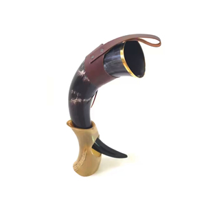 Formato personalizzato vyking bere boccale di corno vyking tazze di bufalo naturale che beve birra di corno bere corno osso originale - Product Image 6