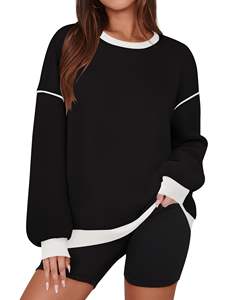 OEM de punto de otoño e invierno Streetwear respetuoso con el medio ambiente bordado Logo transpirable Yoga gimnasio entrenamiento sudadera camisa - Product Image 4