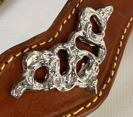 Brida portuguesa de cuero genuino 100% de alta calidad con herrajes de latón Riendas muy finas Brida elegante para montar Excelente ajuste - Product Image 3