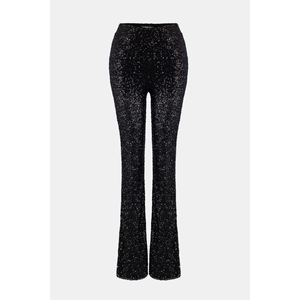 <b>Sequined</b> Stretch Fabric <b>Pants</b> - Product Image 5