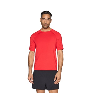 <b>Men</b> Activewear Gym T-Shirt 100% Cotton 175 GSM <b>Stretch</b> Breathable Quick Dry Slim Fit Short Sleeve Workwear Style Workout - Product Image 2