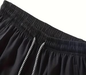 Conjunto de 3 Pantalones Cortos Deportivos Casuales para Hombre, Transpirables, de Secado Rápido, Cintura Alta, Poliéster/Algodón, Ligeros, para Gimnasio, Playa y Running - Product Image 5