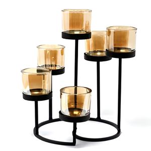 Candelabros artesanales antiguos de la más alta calidad Acabado colorido Excelente uso para la decoración de Navidad y bodas 2024 - Product Image 3