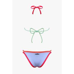 Braguita Esencia Swimwear <b>Set</b> Solid Bandeau Bottom XL Size Breathable Digital Printing <b>Cover</b> <b>up</b> - Product Image 4