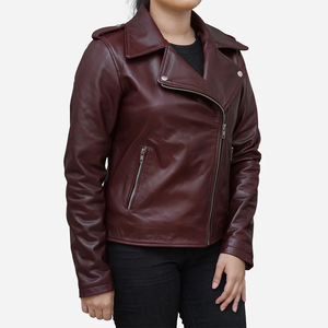 Nueva Chaqueta de Cuero Genuino para Mujer, Estilo Invernal, Diseño Personalizado - Product Image 3