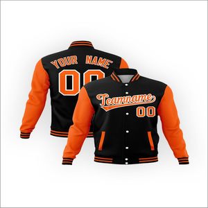 แจ็คเก็ตวาร์ซิตี้ผู้ชายไซส์พลัสแบบกำหนดเอง ขายส่ง โลโก้ด้านหน้าแบบเปล่า โพลีเอสเตอร์/คอตตอน สไตล์ไฮสตรีท สำหรับฤดูหนาว - Product Image 5