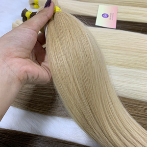 Extensions de cheveux humains de luxe 100% vierges vietnamiennes Remy HD Lace en vrac, lisses comme des baguettes, double trame, toutes couleurs, vente en gros - Product Image 1