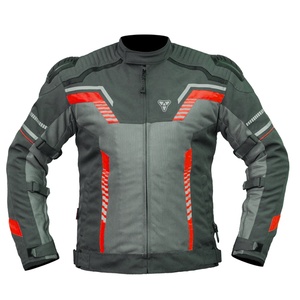Blouson moto court et compact en textile, fabricant OEM, vêtements de moto personnalisés pour commandes en gros - Product Image 2